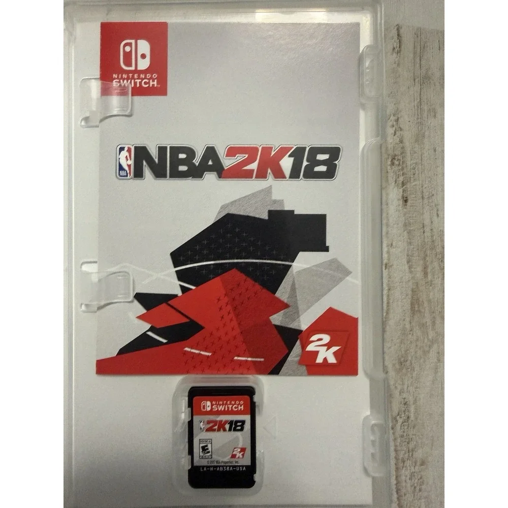 NBA 2K18 Nintendo Switch Kyrie Irving Complete w/ Case & Game Cartridge Tested